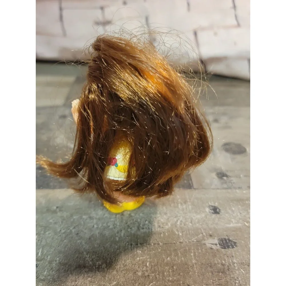 Yellow floral dress doll girl toy‎ figure